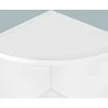 Songmics Kampinė lentyna 30 x 129,5 x 30 cm