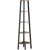 Songmics Kampinė lentyna 37.2x37.2x159 cm Chaki plienas
