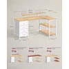 Songmics Kampinis stalas 140 x 80 x 90 cm