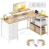 Songmics Kampinis stalas 140 x 80 x 90 cm