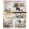 Songmics Kavos staliukas, 60x45 cm, 50x40 cm, Baltas