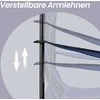 Songmics Kempingo kėdžių rinkinys (2 vnt.), sulankstoma lauko kėdė, žvejybos kėdė