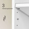Songmics Lentyna CUSTOS 6 lygių balta 24x31,8x175 cm
