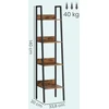 Songmics Lentyna 33,8x30x140 cm