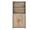 Songmics Virtuvinė spintelė su reguliuojamomis lentynomis 35x60x124,5 cm