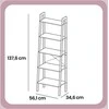 Songmics Lentynų stelažas VASAGLE 5 lygių 56x172x34 cm