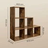 Songmics Lentyna su 6 kubeliais 29x97,5x97,5 cm
