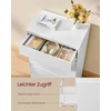 Songmics Komoda 40x119.4x97.5 cm Balta Mediena