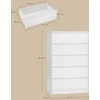 Songmics Komoda 40x60x97,4 cm Balta medžio drožlių plokštė
