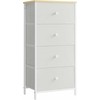 Songmics Komoda, 45x30x91,7 cm, balta