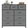 Songmics Komoda 30 x 98.8 x 95.2 cm 9 stalčiai