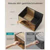 Songmics Komoda su 5 medžiaginiais stalčiais, ruda, 50,6 × 30 × 96,2 cm