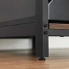 Songmics Kompiuterio stalas 140x60x74,7 cm Rudas Plienas
