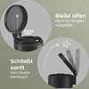 Songmics Kosmetikos šiukšliadėžė, 3 l vonios šiukšliadėžė su „Softclose“ dangčiu