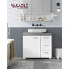 Songmics Kosmetinis spintelė 70x30x63,8 cm Pilka MDF
