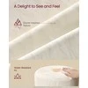 Songmics Kosmetinis taburetė 38x38x44~56 cm Balta PU oda