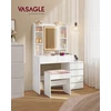 Songmics Kosmetinis stalas 40 x 105 x 145 cm