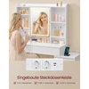 Songmics Kosmetinis stalas 40 x 124,7 x 145 cm