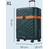 Songmics Lagaminas 75x50x30 cm Turkio spalvos ABS plastikas