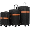 Songmics Lagaminų rinkinys 55x36x20 cm 65x45x25 cm 75x50x30 cm Juodas