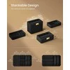 Songmics Laikrodžių dėžutė, 27.2x16.8x20.5 cm, juoda