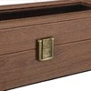 Songmics Laikrodžių dėžutė, 30x11x8 cm, ruda