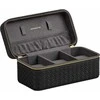 Songmics Laikrodžių kelioninis dėklas, 20x11x9 cm, juodas