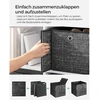 Songmics Dėžutė 26cm rinkinyje 6 juodai margi