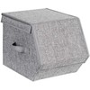 Songmics Laikymo dėžė, 50x35x25 cm, pilka
