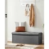 Songmics Laikymo pufas, 110x38x38 cm, pilka