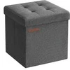 Songmics Laikymo pufas, 30x30x30 cm, pilka