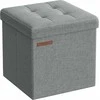 Songmics Laikymo pufas, 30x30x30 cm, pilka