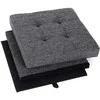 Songmics Laikymo pufas, 38x38x38 cm, pilka