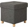 Songmics Laikymo pufas, 38x38x40 cm, pilka