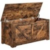 Songmics Laikymo suolas 100x40x46 cm Ruda drožlių plokštė