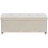 Songmics Pufas 38 x 110 x 40 cm balta
