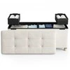 Songmics Pufas 38 x 110 x 40 cm balta
