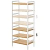 Songmics Lentyna, 45x31,5x111 cm, Balta