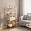 Songmics Lentyna su 4 lentynomis 45 x 31,5 x 111 cm