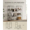 SONGMICS metalinis sandėliavimo stelažas su 5 reguliuojamomis lentynomis 30 x 60 x 161 cm LGR165BH01