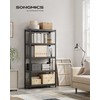 Songmics Lentynų sistema 180x90x40 cm Juodas plieno sandėliavimas