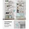 Songmics Lentynų sistema 180x90x40 cm Sidabrinė plieninė saugykla