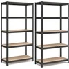 Songmics Lentynų sistema 90x40x180 cm Juodas plienas