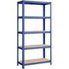 Songmics Lentynų sistema 90x40x180 cm Mėlynas plienas