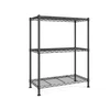 SONGMICS metalinis sandėliavimo stelažas su 3 reguliuojamomis lentynomis, 30 x 60 x 77 cm, LGR163BH01