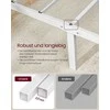 Lova Songmics Metalinis viengulės lovos rėmas 207x141,5x86,2 cm