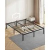 Lova Songmics Lovos rėmas 190x140x35,6 cm Juodas plienas
