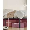 Lova Songmics Lovos rėmas 190x140x35,6 cm Juodas plienas