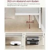 Lova Songmics Lovos rėmas 197x90,5x86 cm, baltas plienas