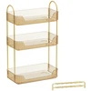 Songmics Makiažo organizatorius, 30.5x16.8x48 cm, Auksinis